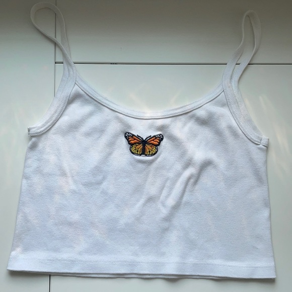 Brandy Melville butterfly cami
